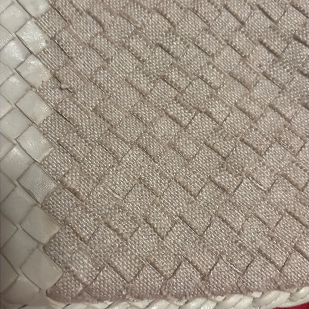 Bottega Veneta Cream  large Woven Tote - Picture 13 of 15